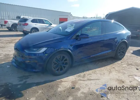 2024 Tesla Model X Long Range from USA, damaged, VIN 7SAXCBE57RF458853